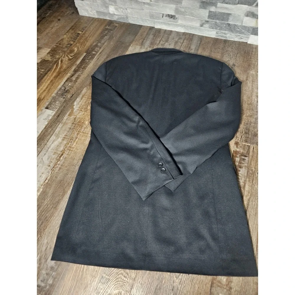 J Ferrar Suit Jacket Mens 38L (Long) Black 3 Button Classic Blazer Sports Coat